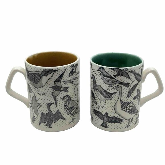 McElheron Mug Birdograph Arklow Giftware Whimsical Bird Coffee Mugs Ireland - Picture 1 of 9